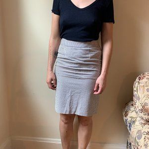 Banana Republic striped pencil skirt